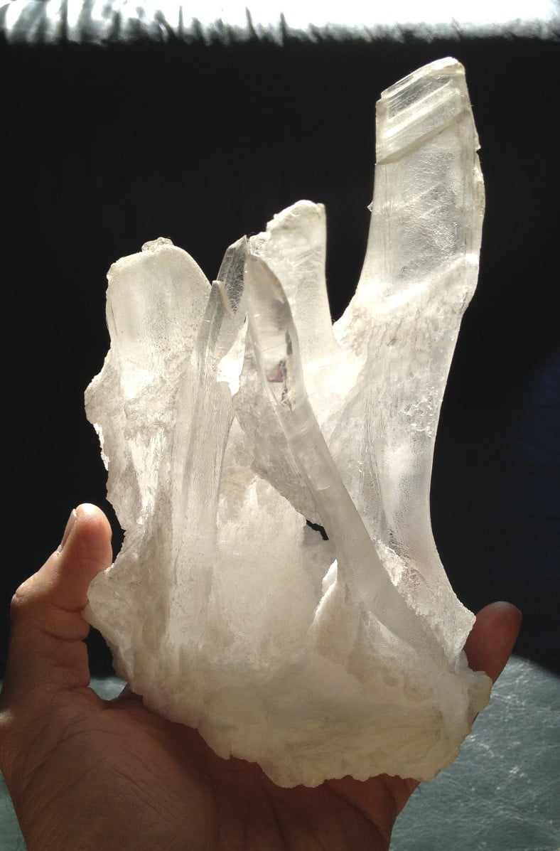 unique Selenite cluster - representing our reach for the Eternal - indeed the mission of every Crystal(?)
