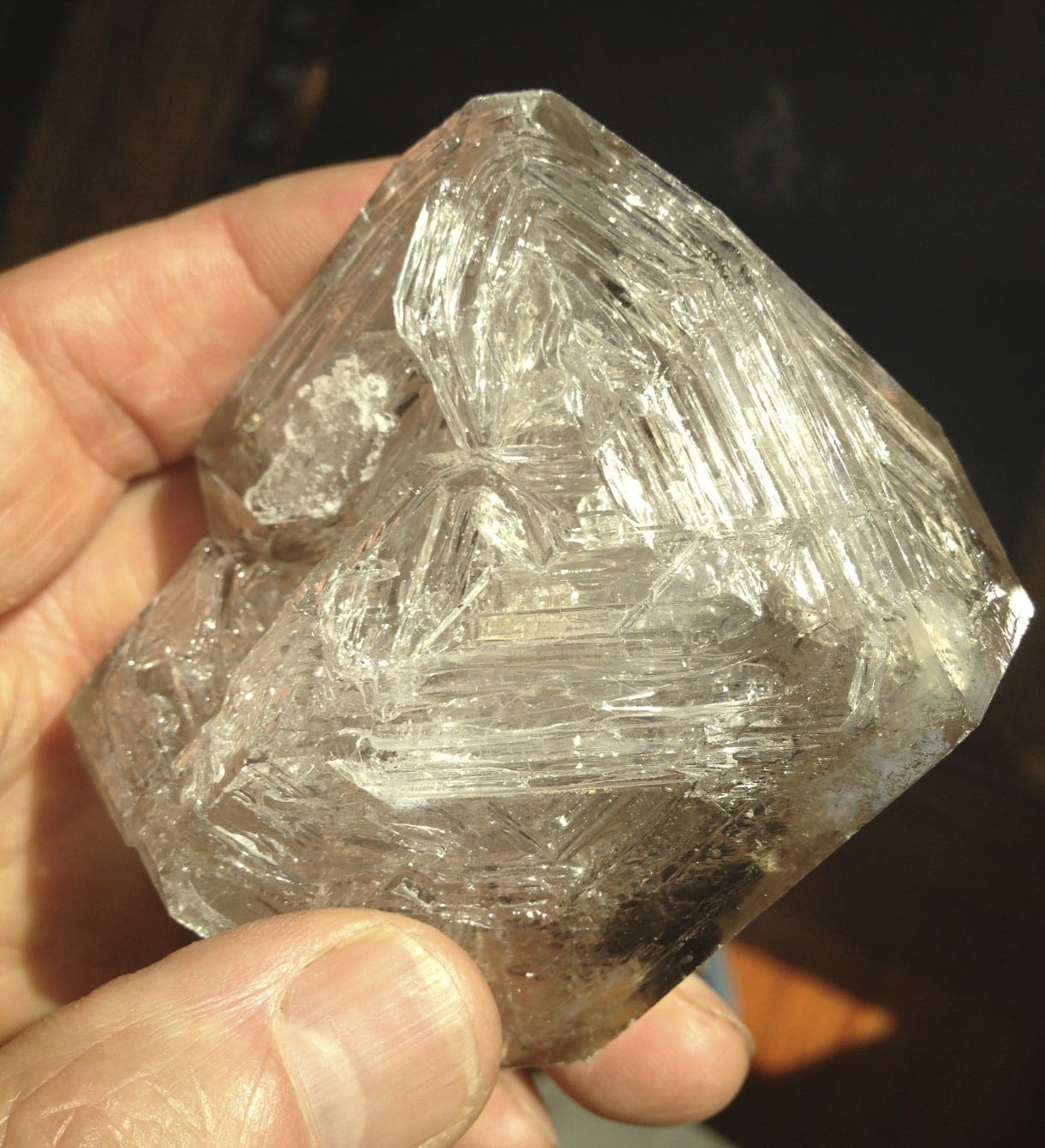 Fenster, or Skeletal Quartz, is emblematic of "sickness in health" - where the interior has been compromised - but the shell and structure remain quite solid.