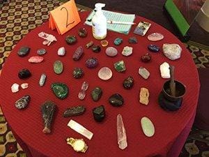 my Crystal Session table