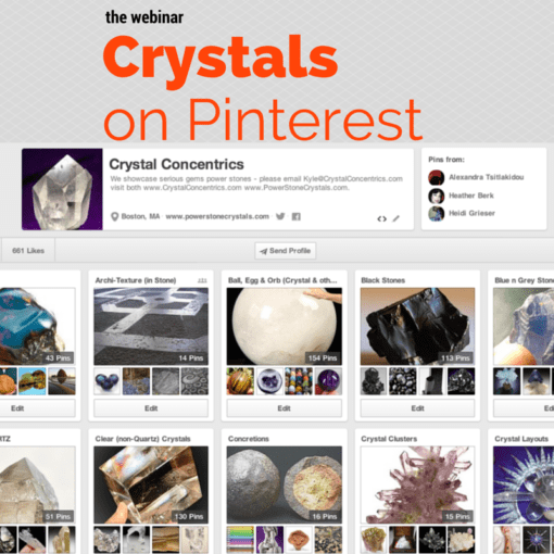 Crystal Tour on Pinterest Webinar