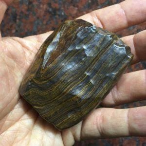 Apparent form of Tiger Iron, minus the Hematite: "Genesis Jasper."