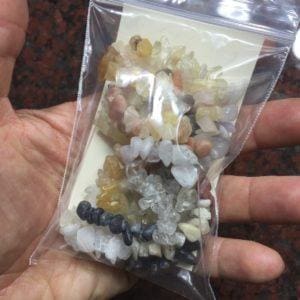 12-nugget strand of Azeztulite varieties.