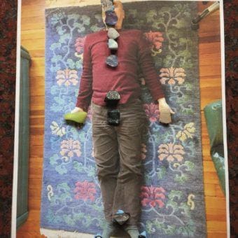 My picture, with glued on stones, a Photonic Treatment!