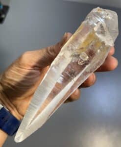 Quartz (Lemurian) 3-sided (Colombian) Muzo habit (6.1") healing crystal