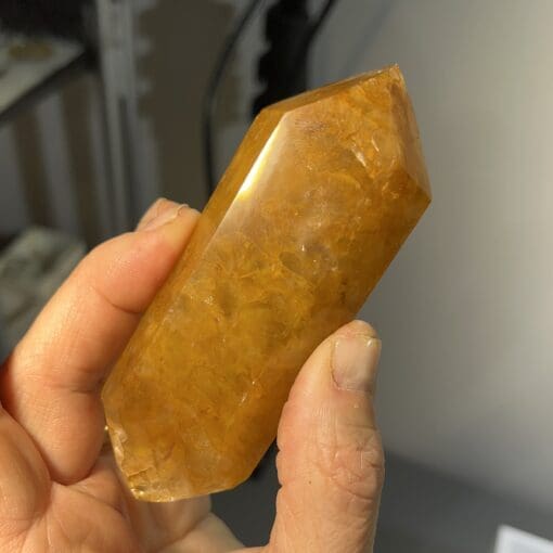Quartz (Golden Healer) polished, double terminated healing crystal - Image 2