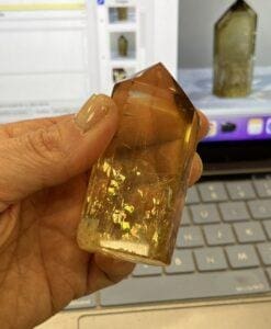 Citrine (natural) African (Congo / Zambia) RAINBOW tower healing crystal