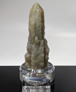 Quartz (Prase, cathedral) blue-green 'double vision' twin healing crystal