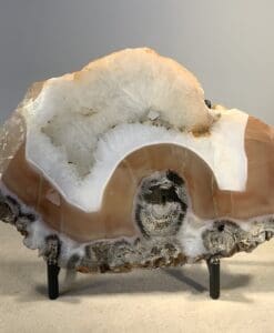 Agate (pink & white) ancient Australian Pilbara slab healing crystal