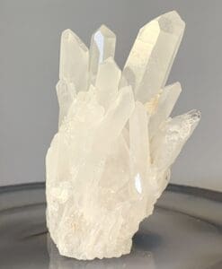 Quartz (milky) self-standing cluster, small display piece, healing crystal