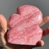 Rhodochrosite (carving) standing gemmy freeform sculpture healing crystal - Image 3