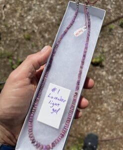 Sugilite graduated rondel bead necklace #1A healing crystal